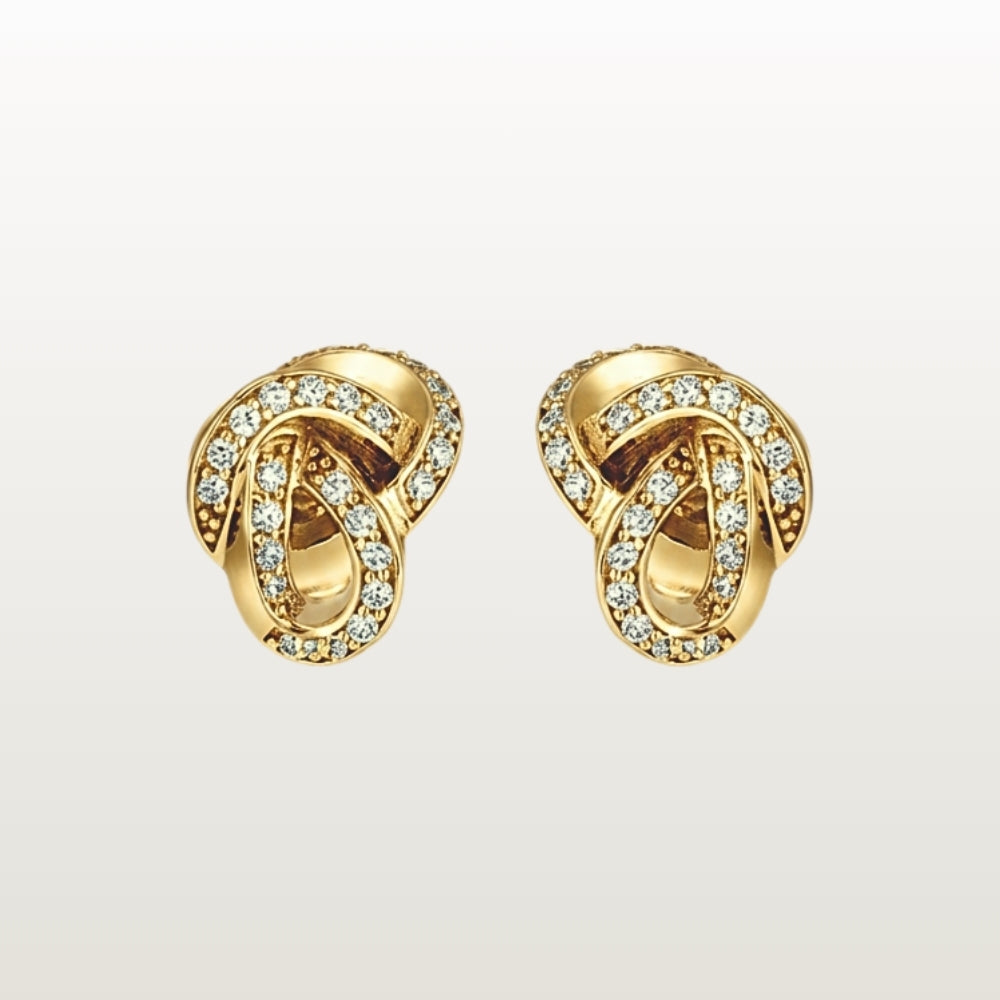 DIAMOND AGNESS STUD EARRINGS