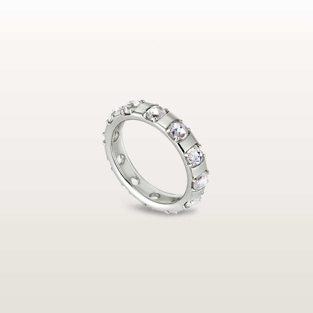 ROSE-CUT DIAMOND COSMO ETERNITY RING