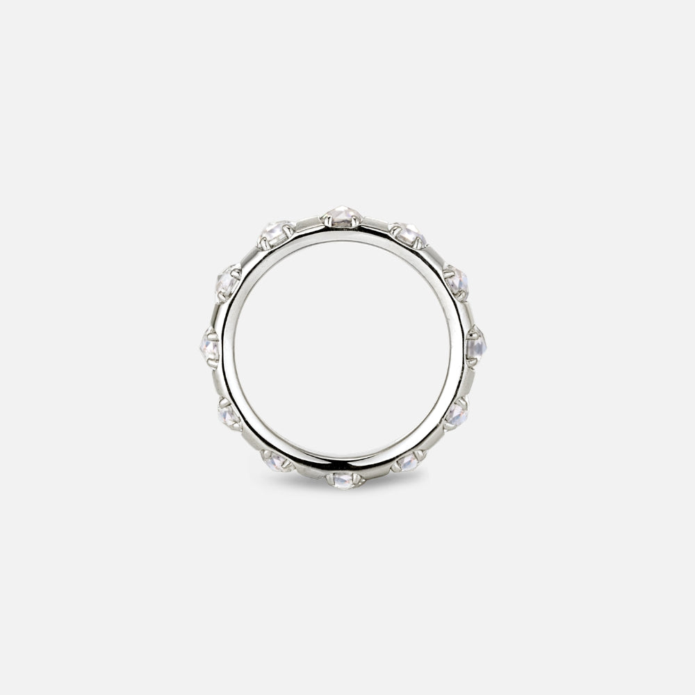 ROSE-CUT DIAMOND COSMO ETERNITY RING