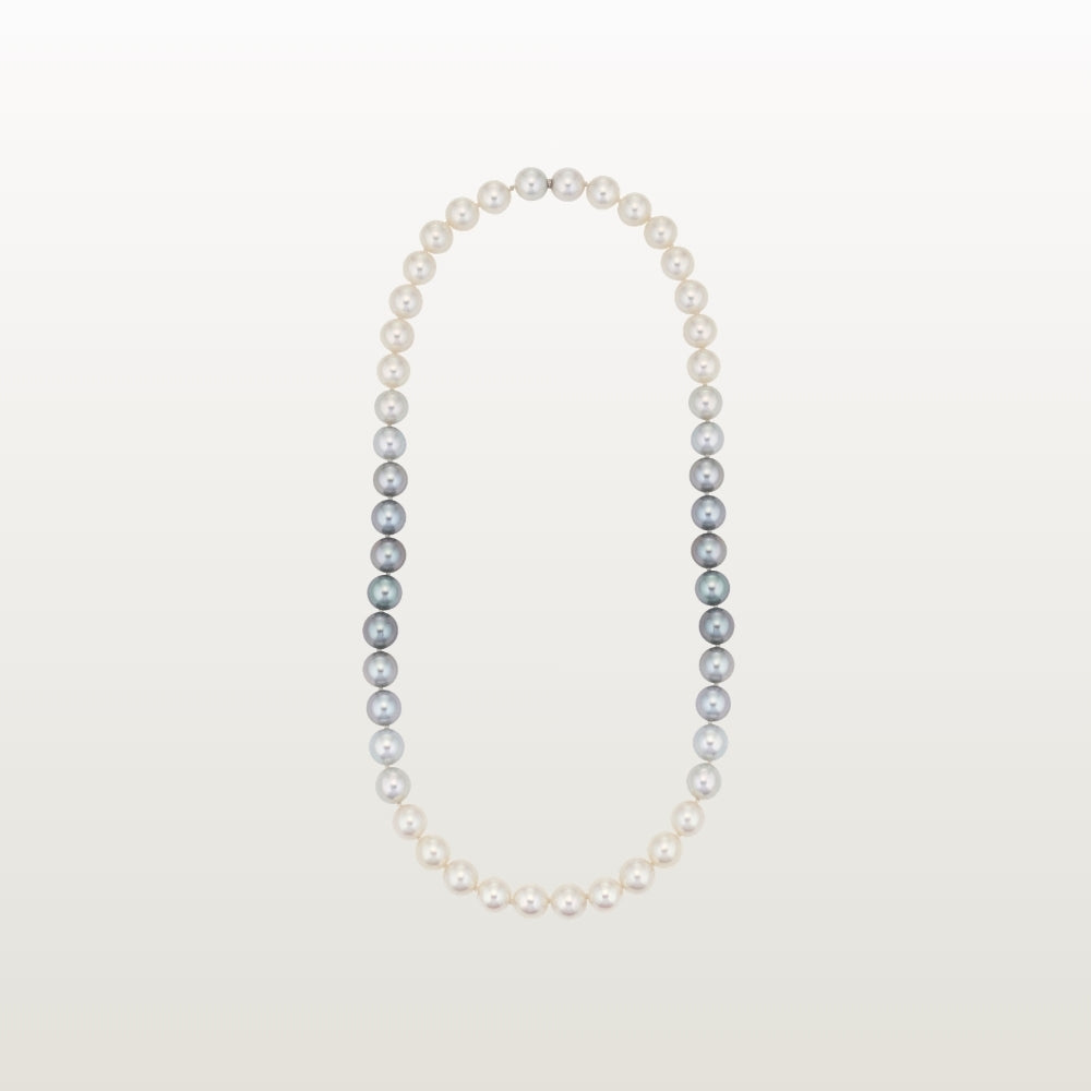 9MM GRADUATED EDIE PEARL NECKLACE