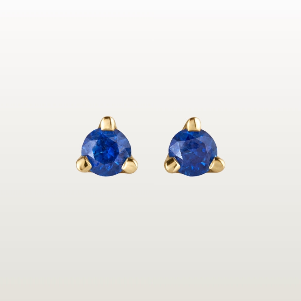 ANTIQUE SAPPHIRE DRIES STUD EARRINGS