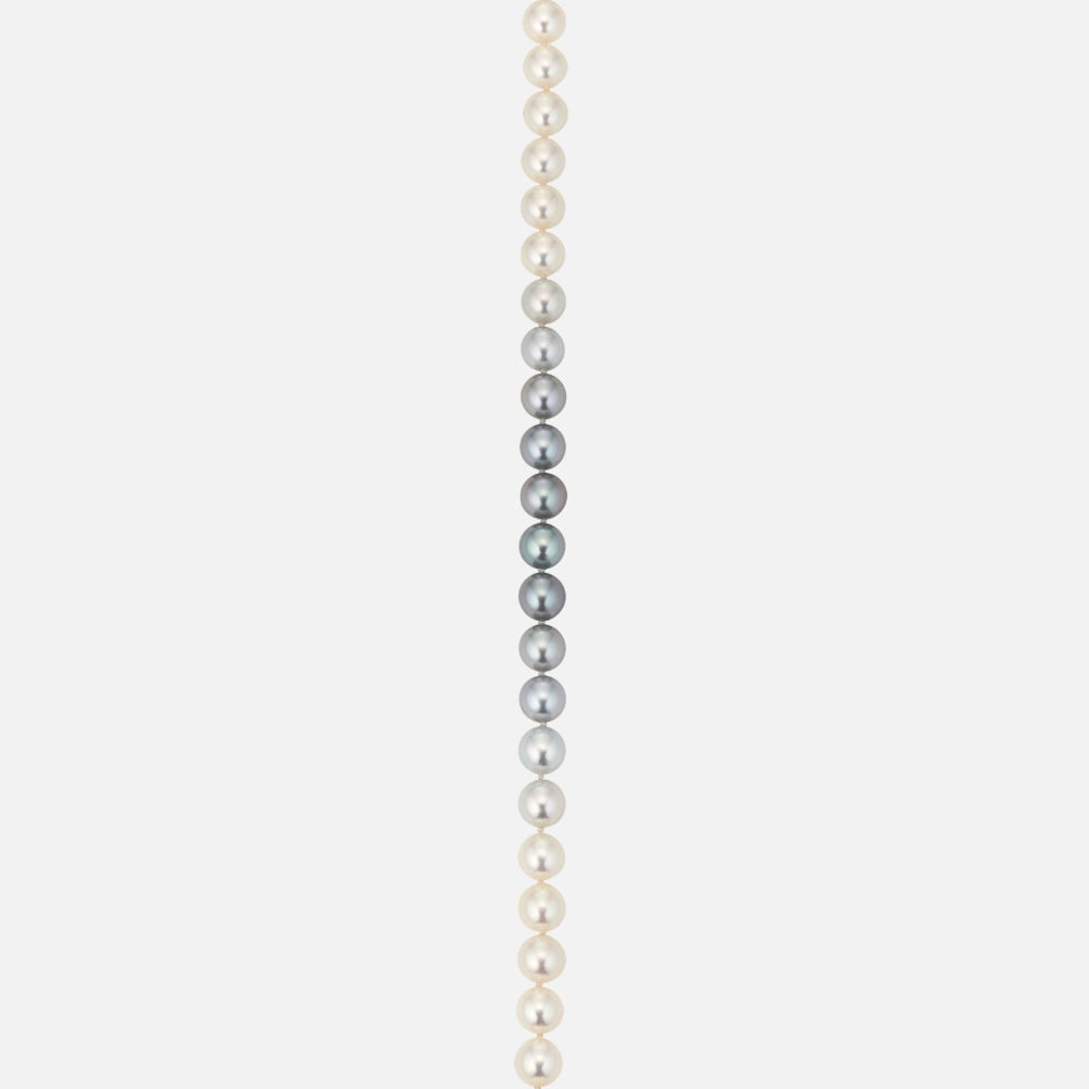 9MM GRADUATED EDIE PEARL NECKLACE
